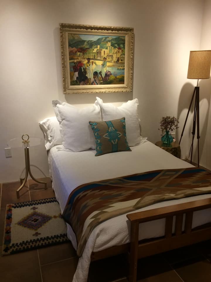 Futon Bedroom with half bath!