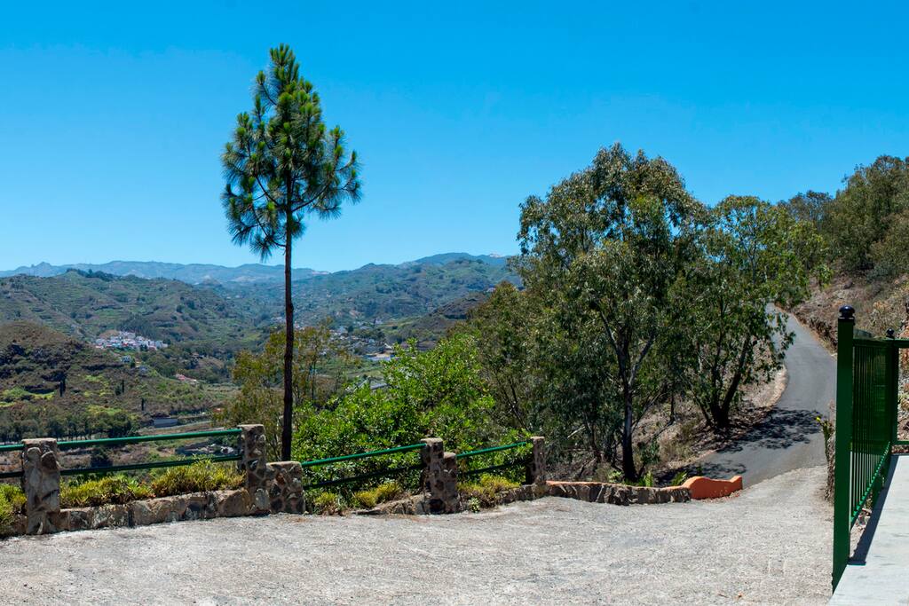 Vistas de la entrada a la casa