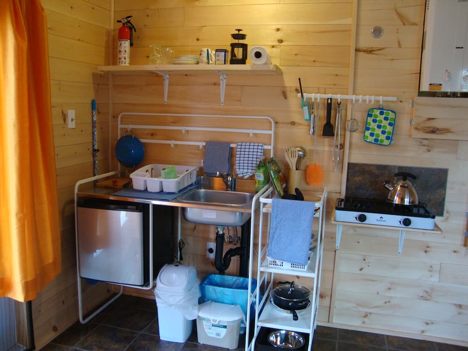 Our practical kitchenette provides everything you need