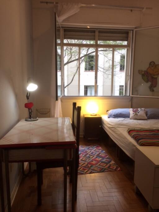 view from the door