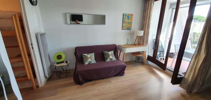 Studio Cabine En Bord De Mer, à La Grande-motte - Plage du Grand Travers