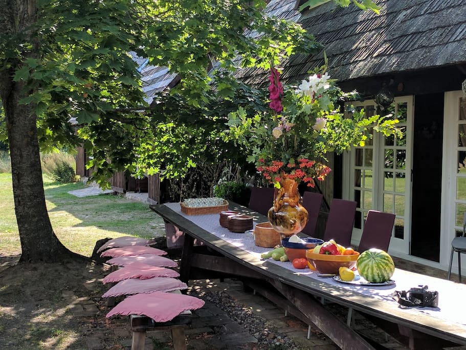 Inner yard of the Summerhouse "Branki".