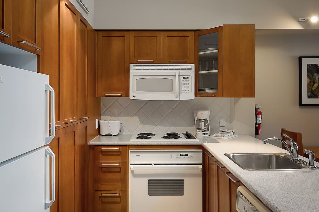 Prepare meals in the comfort of your own fully-equipped kitchen.