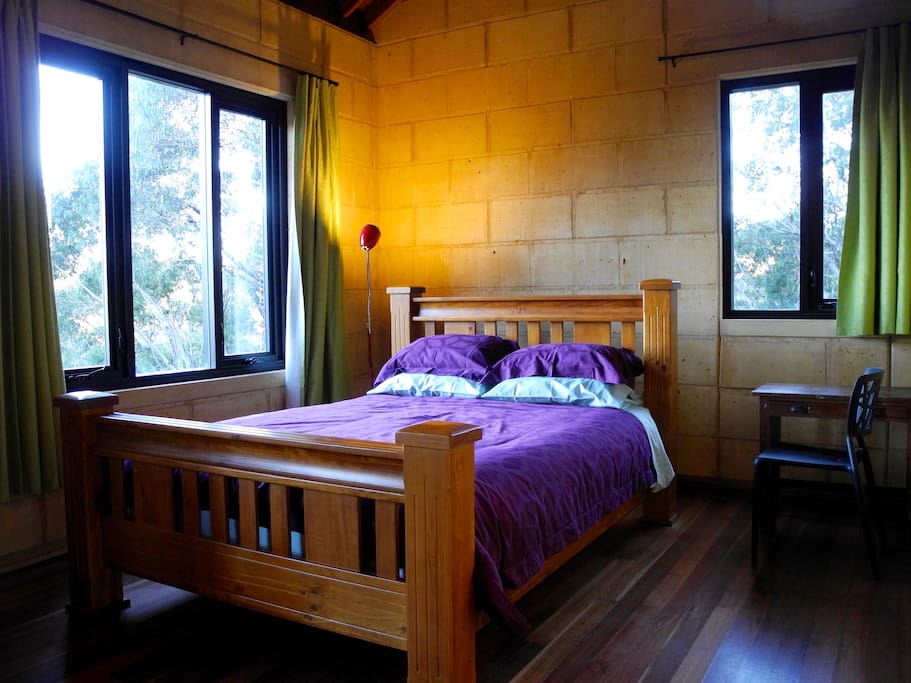 A bed with a view