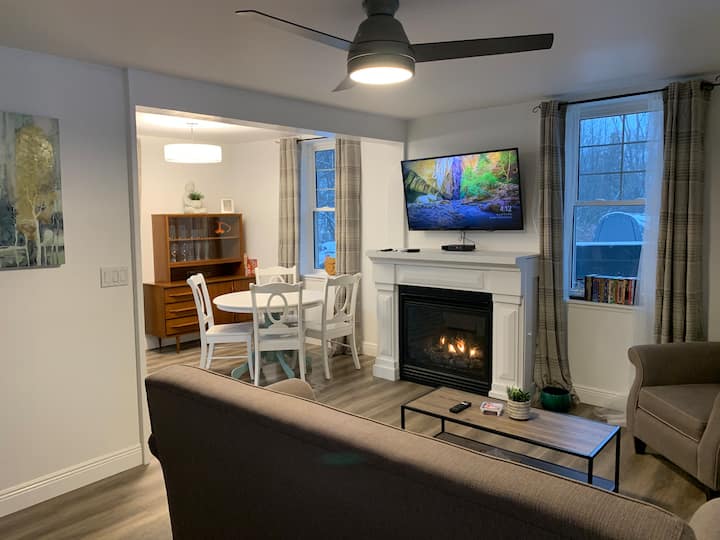 Bogart House connects Sledding & 4 Wheel Trails Apartments for Rent