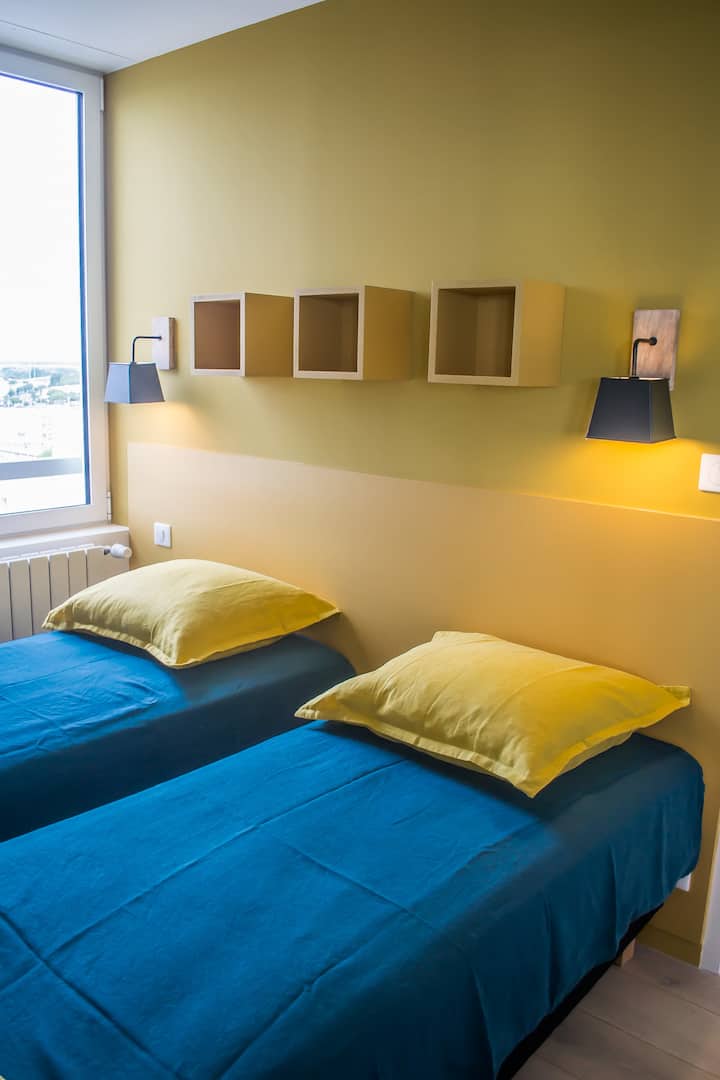 Chambre 3, 2 lits simples