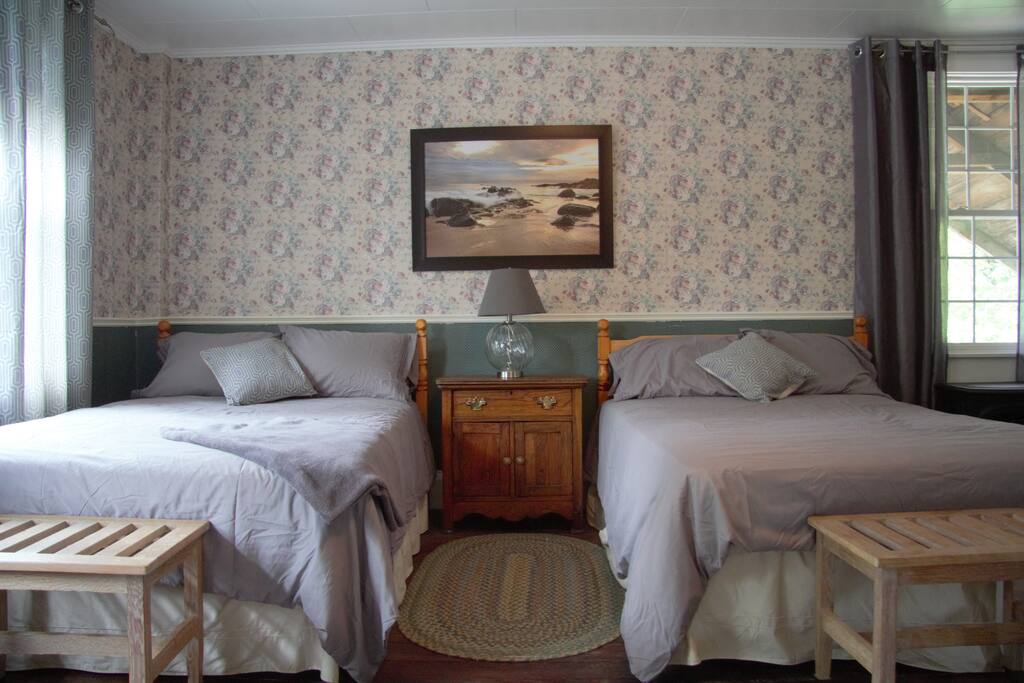 Bedroom with two double beds