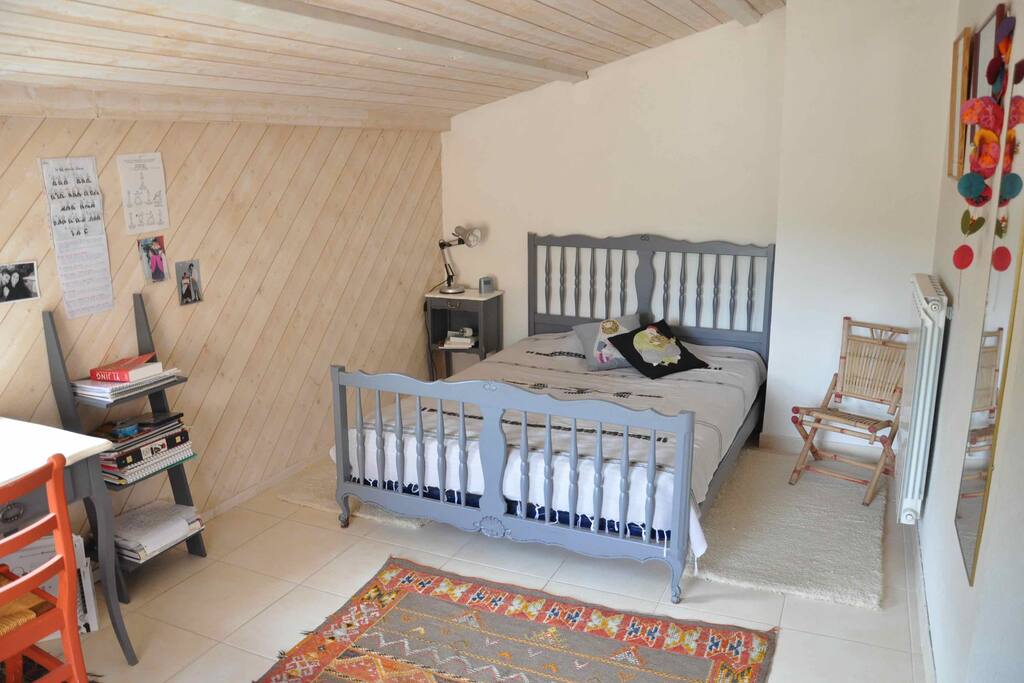 Chambre bleue...
