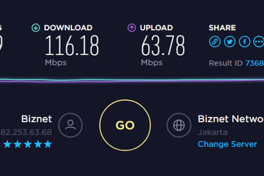 FREE WIFI Up to 100 Mbps