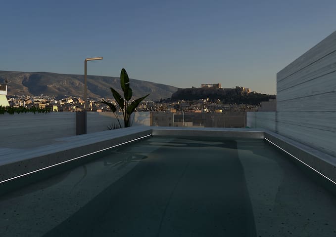 “Acro.Pool” Private Heated Pool w/ Acropolis View gallery image 3