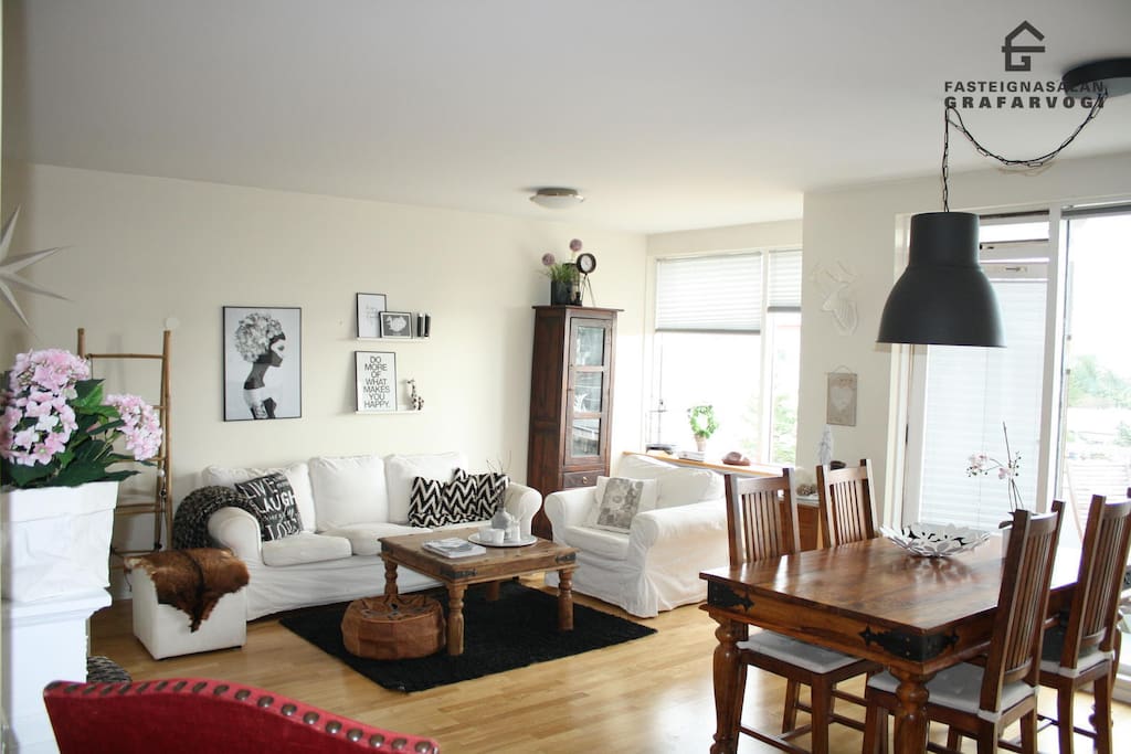 The living room
