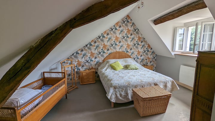 Master suite på 2. sal