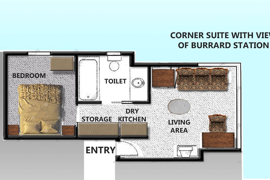 Layout of the suite