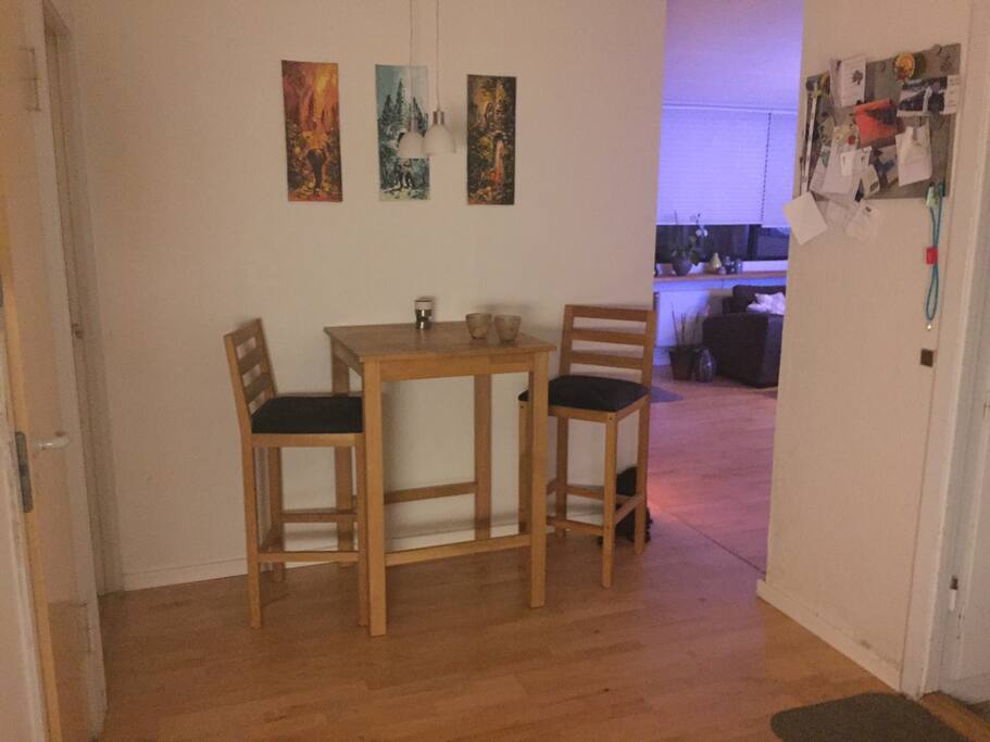 Spiseplads i køkken