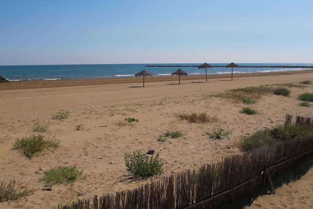 Fantastica tranquila playa.