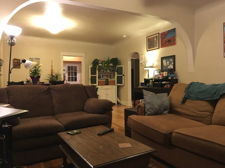 Lot's of super comfy seating in the living spaces.