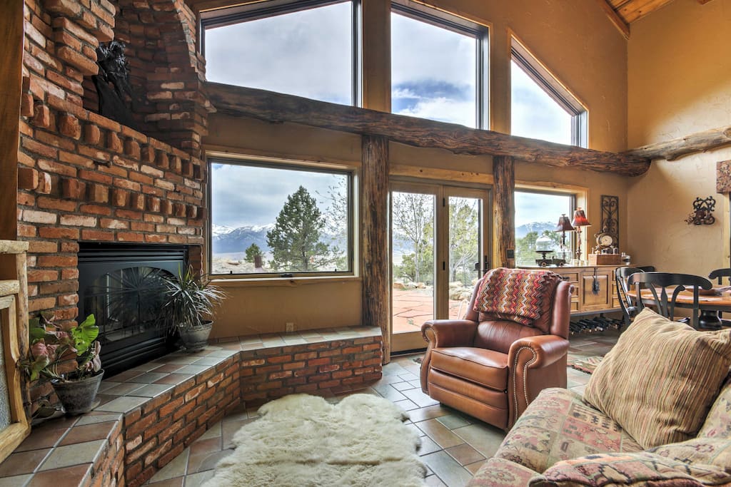 Situated on 5 private acres, enjoy uninterrupted views of the Rocky Mountains and Collegiate Peaks!