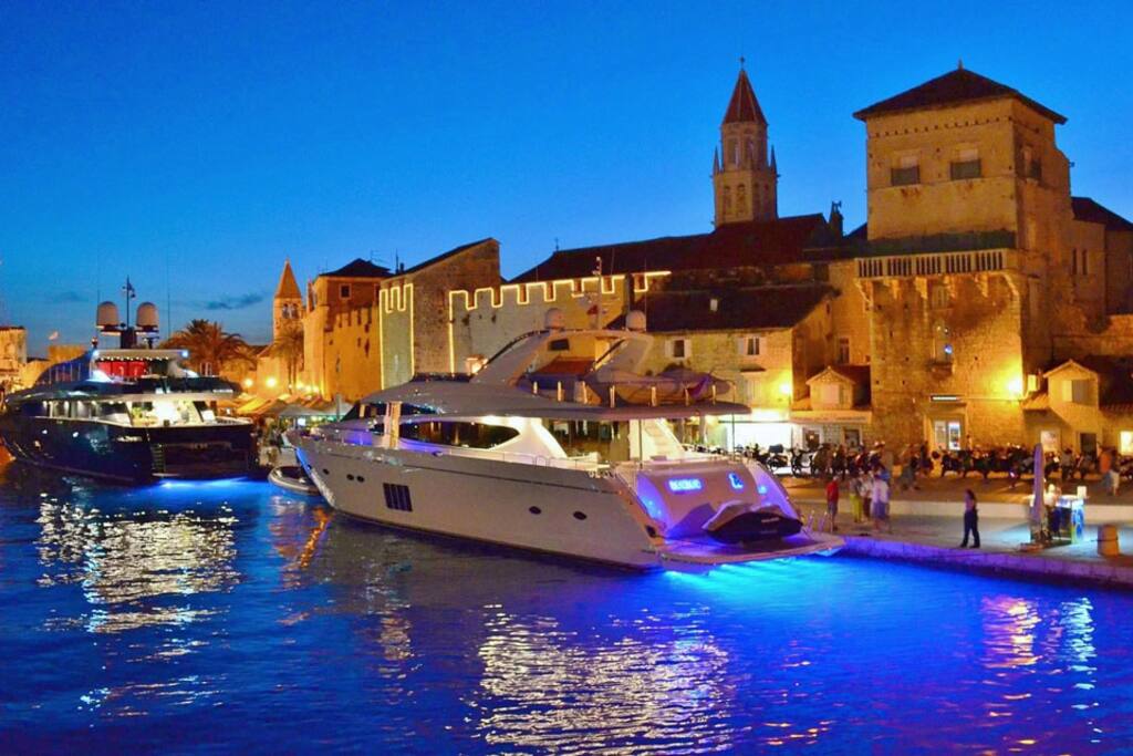 Trogir by night
