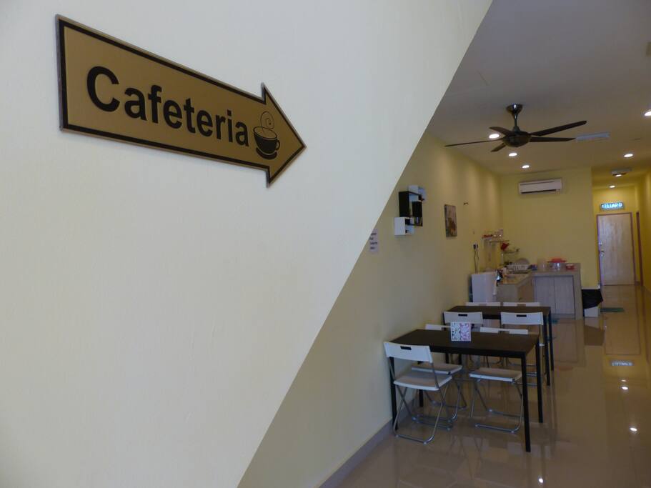 Cafeteria for your breakfast and chill out area