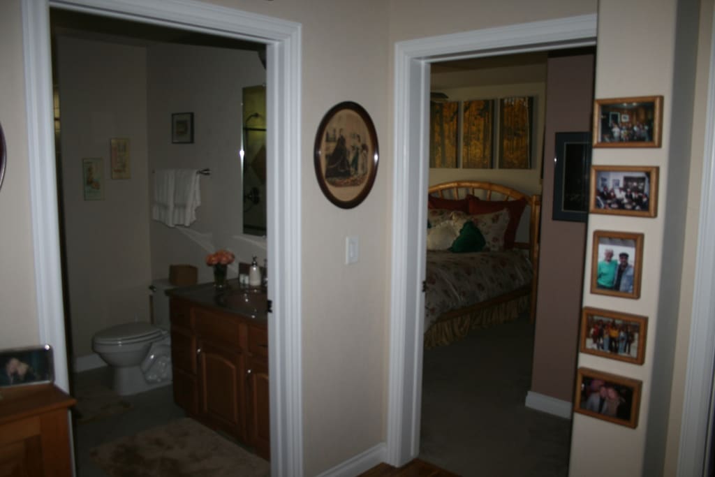 Aspen Room next to shared bathroom