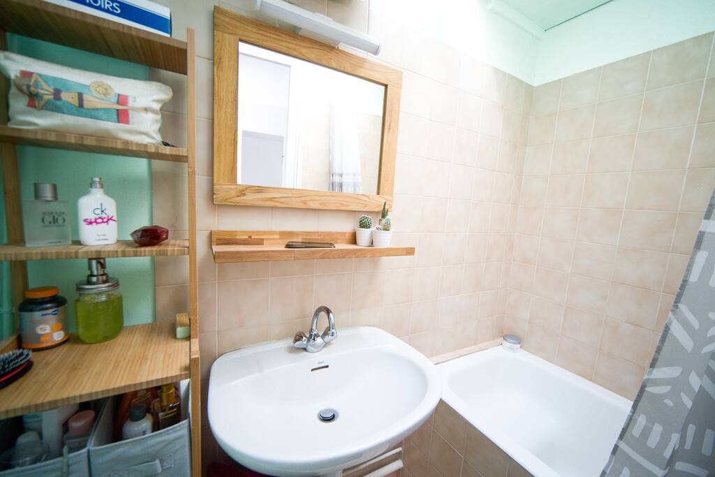 The bathroom