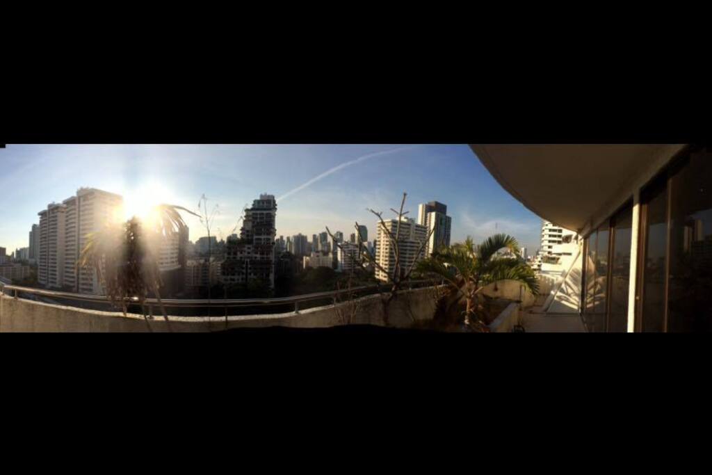 Panoramic View at the Balcony