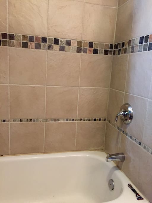 Deep tub and shower