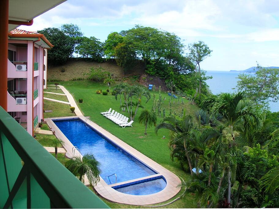 View of private pool area.