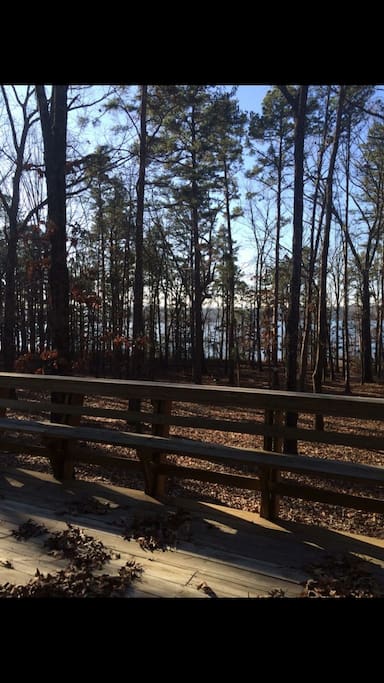 Lake view from the deck!