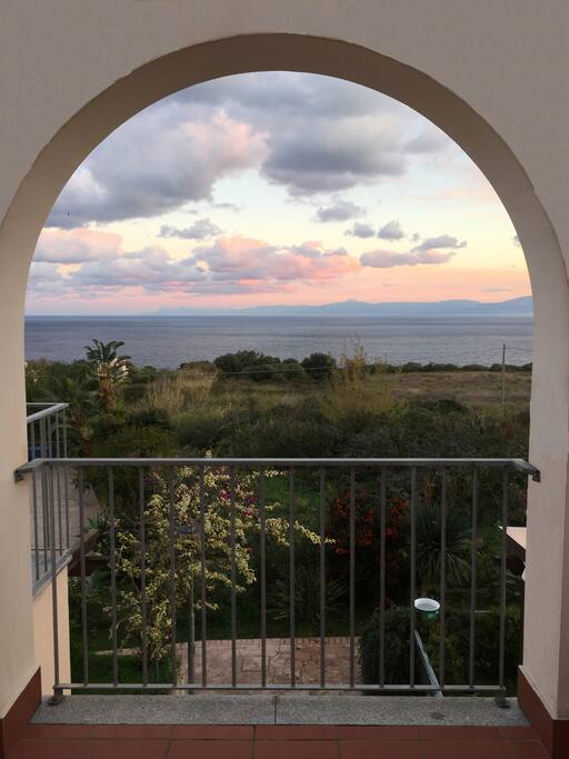 View from stairwell