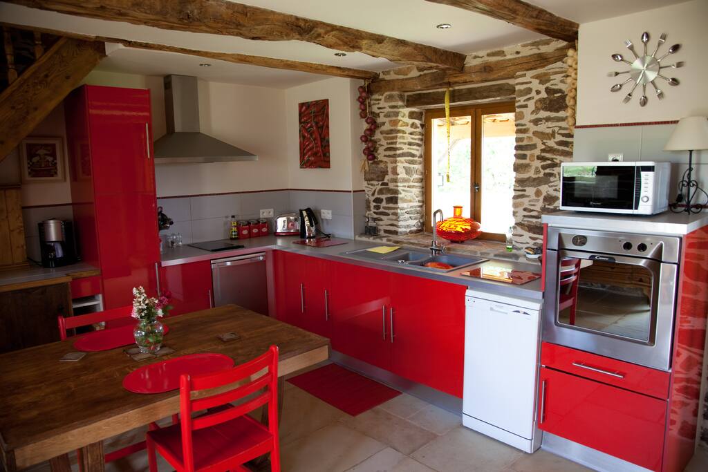 Well equipped kitchen