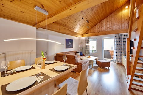 Family-friendly apartment in Oberammergau for 6P