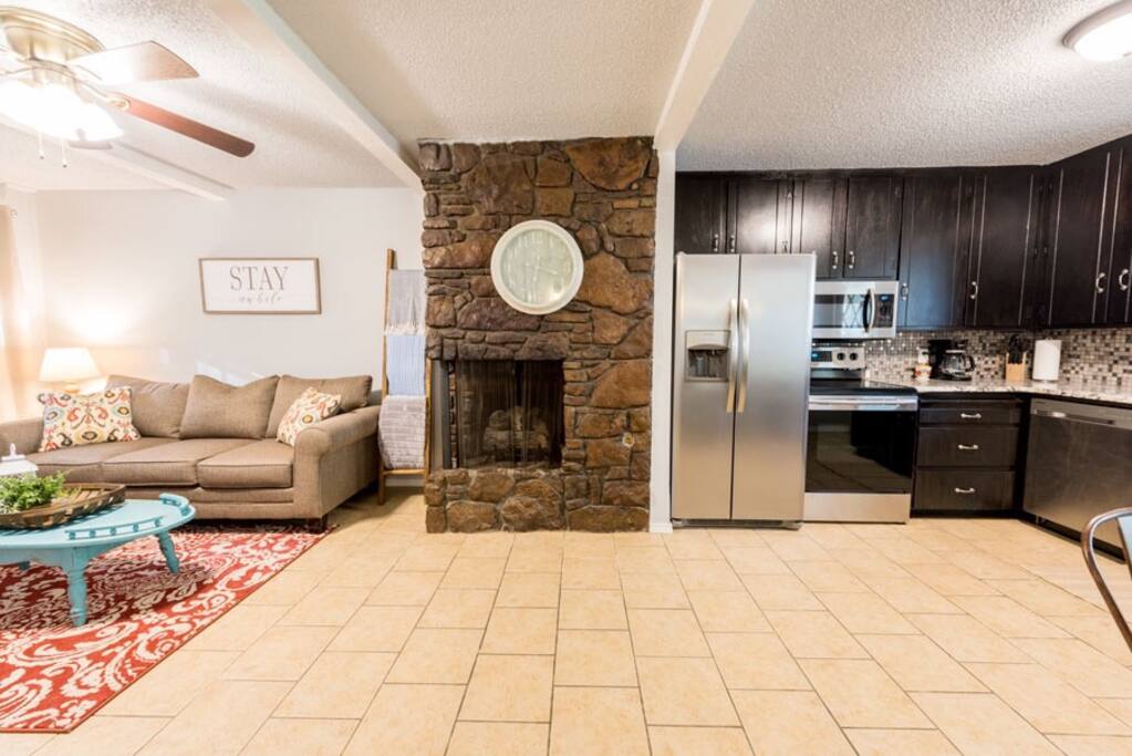 Kitchen and common area