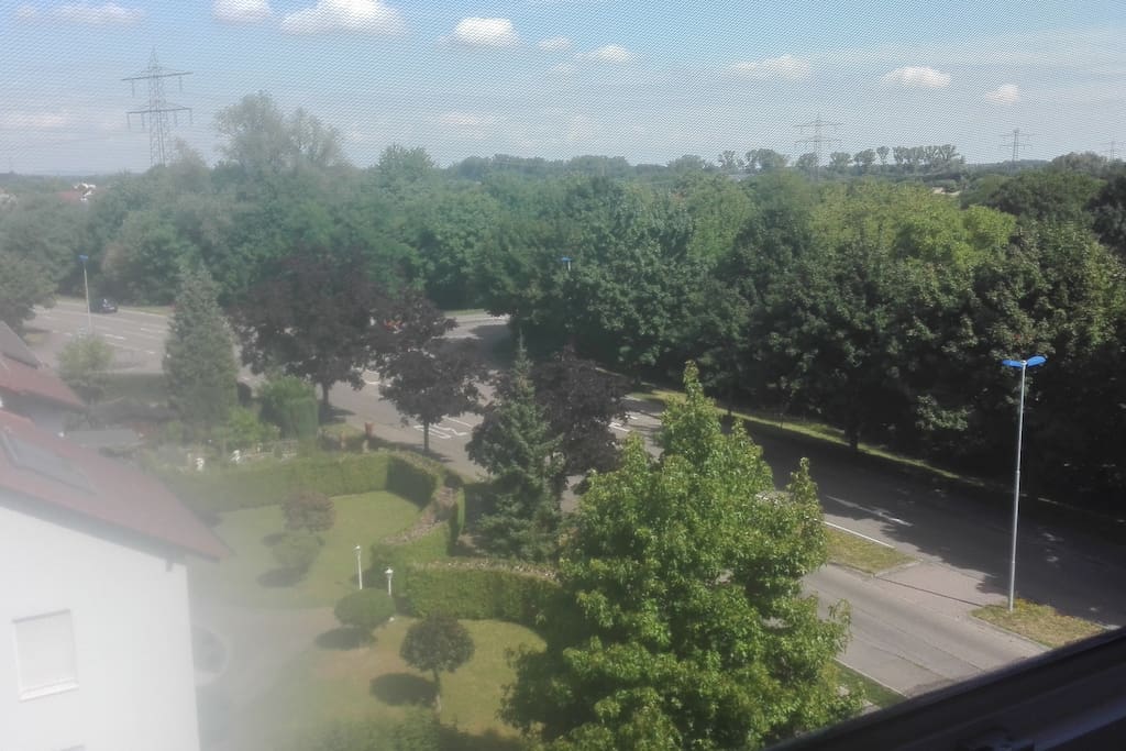 Aussicht aus dem Fenster/Westseite