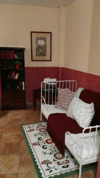 sofa cama de la habitacion