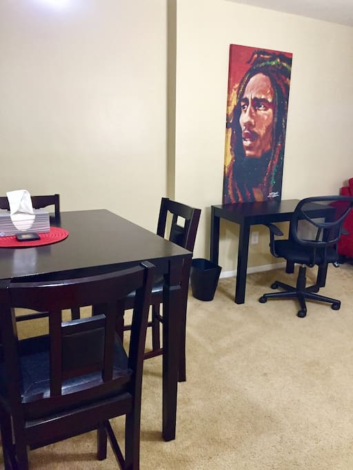 Dining Table & Office Space