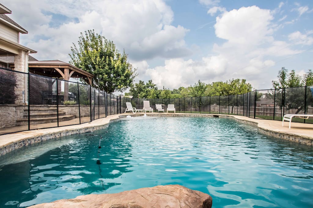 28,000 Gallon Pool to relax in
