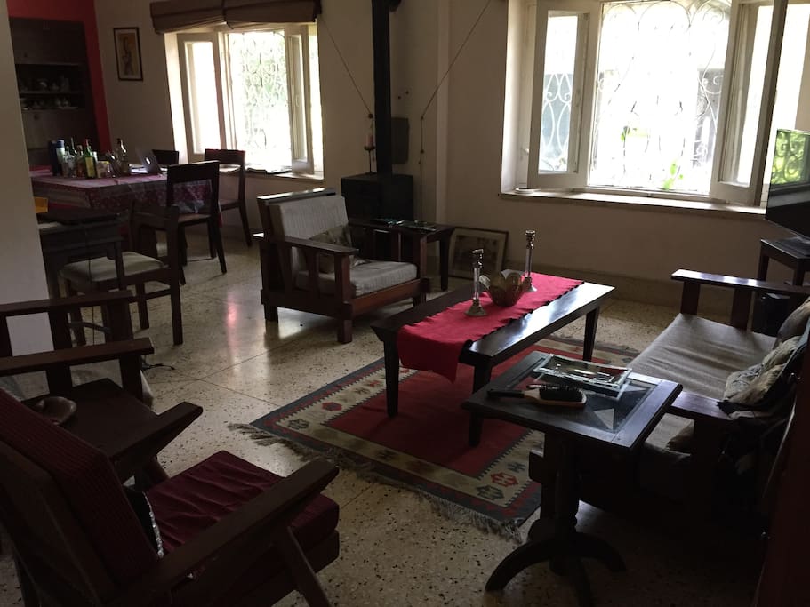 The family living room where many an evening chat has taken place