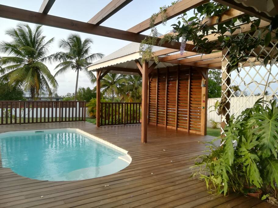 La piscine sans filet de sécurité