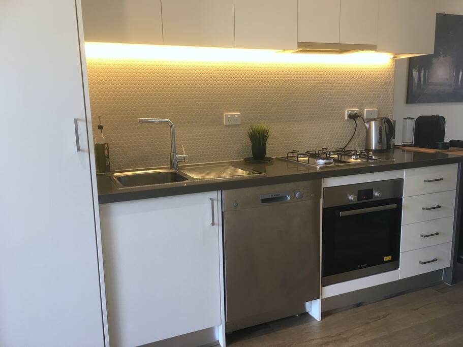 Modern kitchen with all amenities