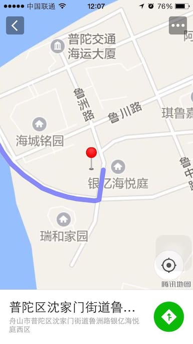 地图定位不准确,请定位-银亿海悦庭