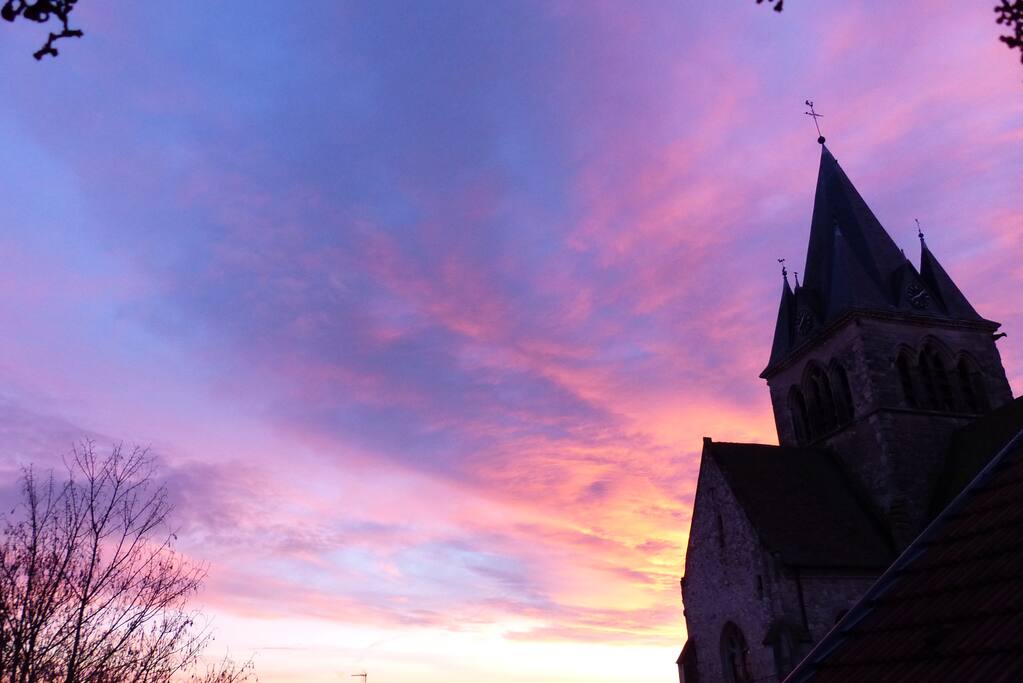 le petit matin en ouvrant les volets...