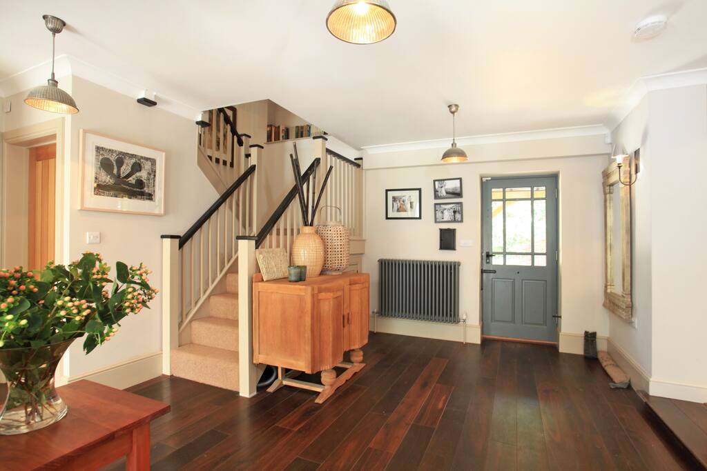 the large entrance hall