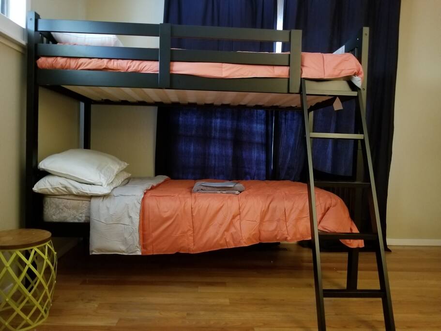 Bunk bed in this room