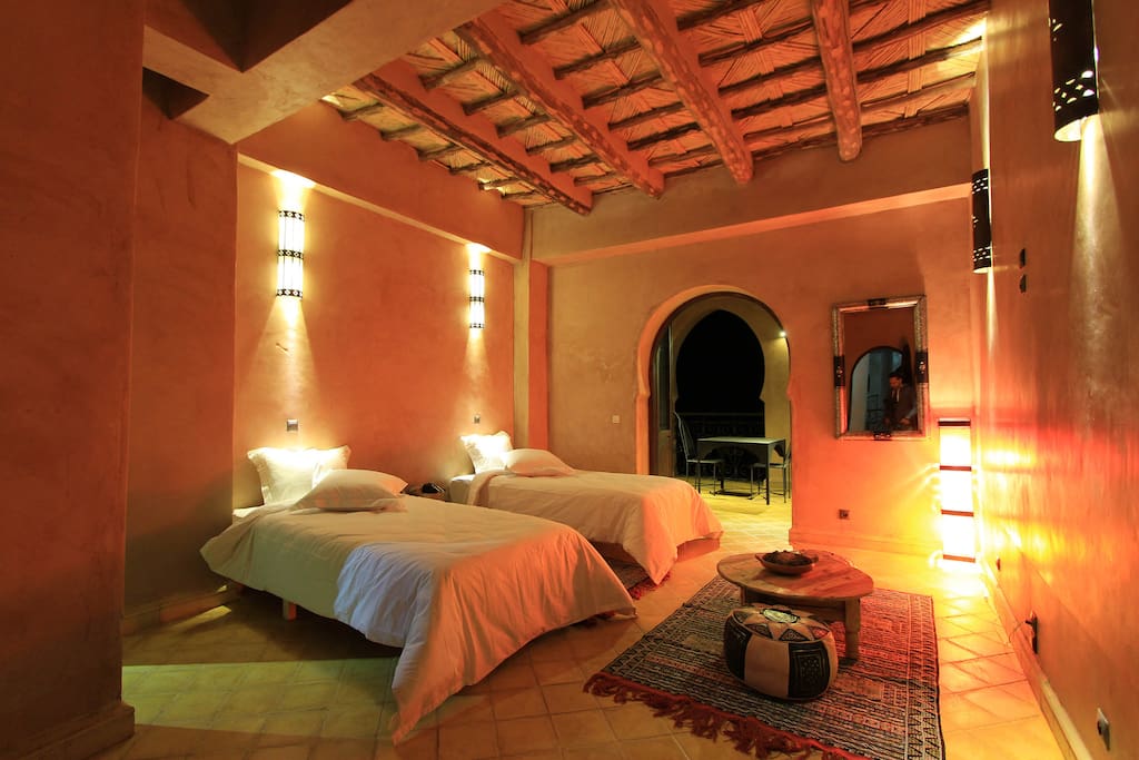 La chambre en configuration twin