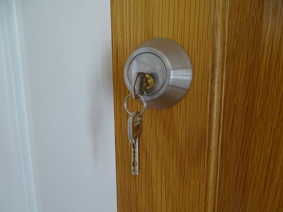 Everything in your room under lock and key.