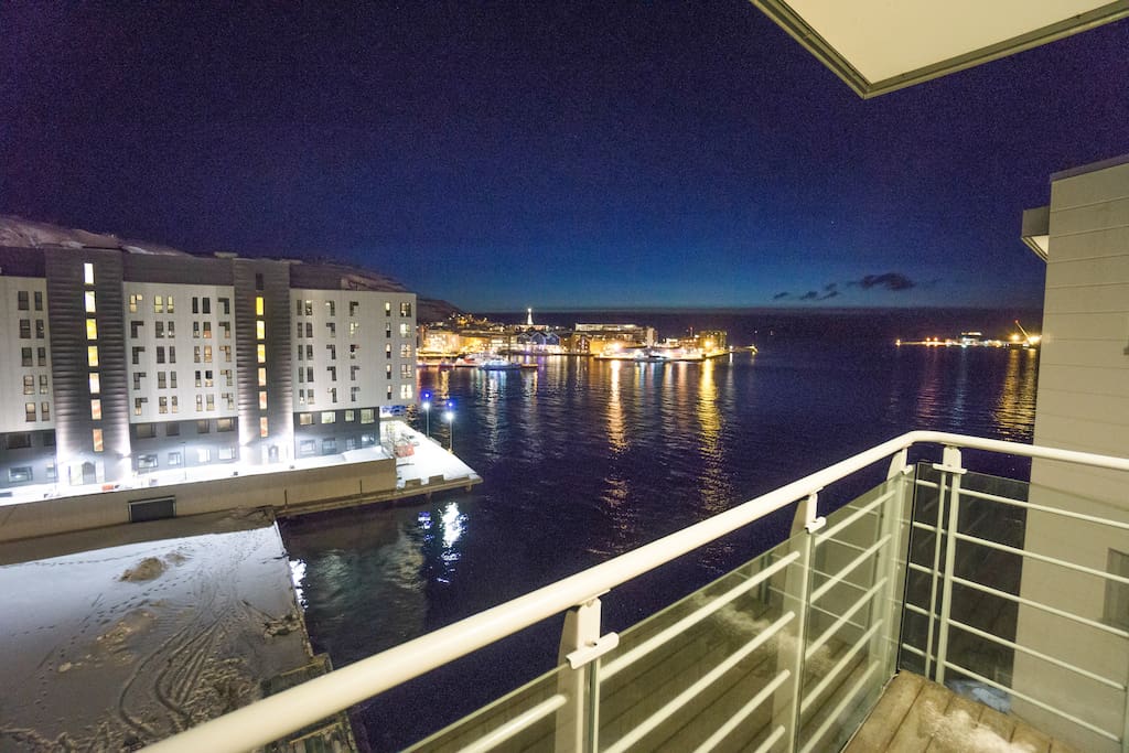 view from the balcony