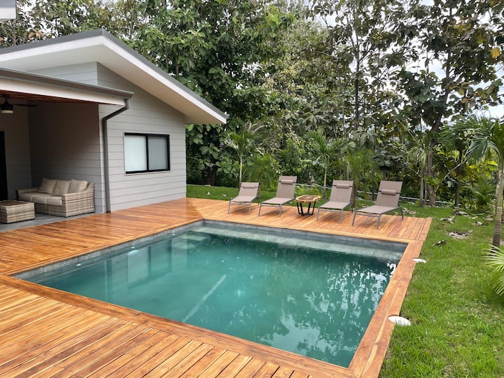 new villa with pool near tamarindo