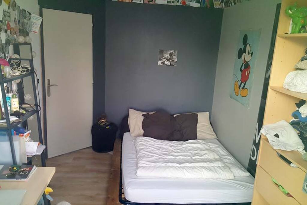 Chambre lit double