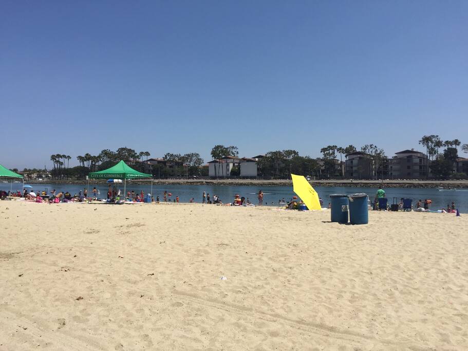 Literally across the water from the condo is Mother's Beach